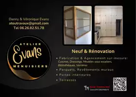 Atelier Evans Menuiseries Carte